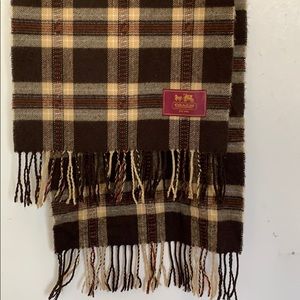 Coach Tartan/Plaid Scarf